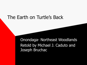 The Earth on Turtle's Back: Onondaga Origin Myth
