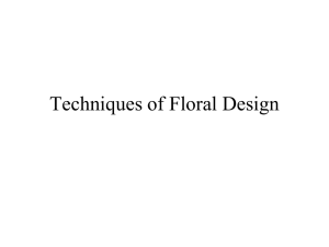 Techniques of Floral Design