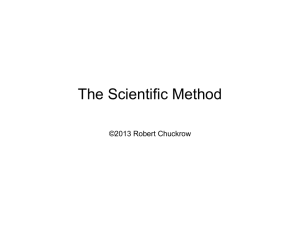 The Scientific Method