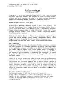 CALL FOR PAPERS
