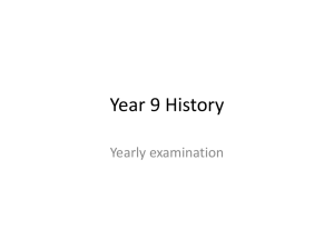 Year 9 History