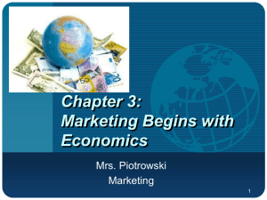 Marketing & Economics: Chapter 3 Presentation