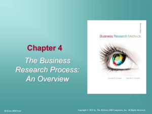 Business Research Process Overview: A Presentation