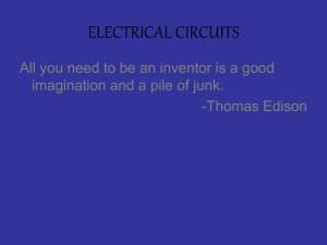 Electrical Circuits
