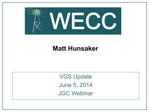 VGS Update for JGC 6-5-2014