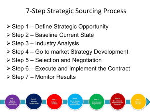 Strategic Sourcing: Global Hotel Strategy Case Study