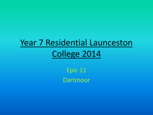 Year 7 Residental D1, D2