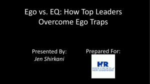 Ego vs EQ Presentation by Jen Shirkani