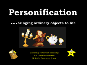 Personification - North Allegheny School District