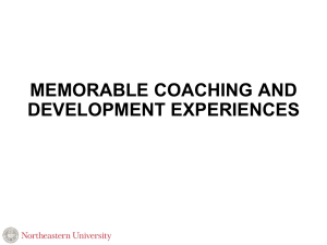 SETTING PERFORMANCE EXPECTATIONS