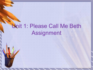 ESL English Assignment: Introductions & Grammar