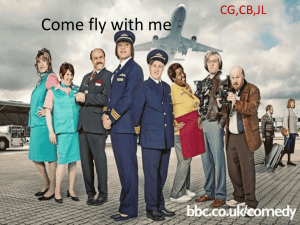 Come fly with me presentation conj joe chaz