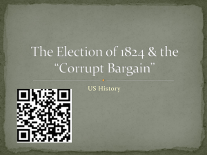Election of 1824 & Corrupt Bargain: US History