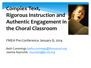 complex text - Florida Music Education Associations