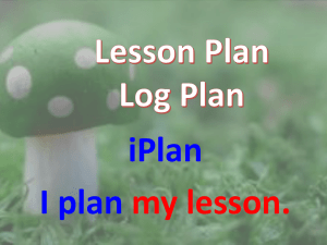 Effective Lesson Planning: iPlan Guide for Teachers