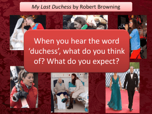 My Last Duchess: Exploring Control in Browning's Poem
