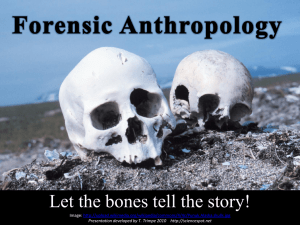 Forensic Anthropology: Reading the Bones