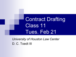 Contract Drafting: Common Mistakes & Best Practices
