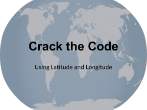 Latitude Longitude Code Cracking Activity