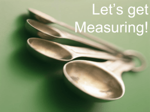 Let`s Get Measuring PowerPoint measurements