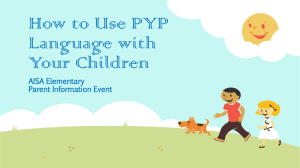 PYP Attitudes in Child