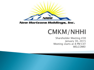clicking here - CMKM Diamonds Inc.