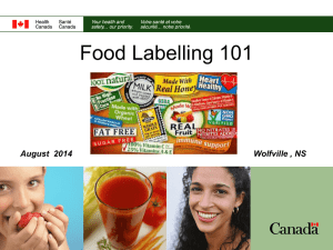 Labelling 101