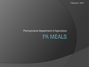 PA Meals