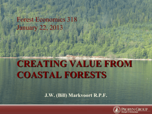 bidding strategies for bc timber sales