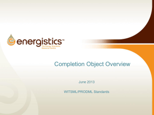 Completion Data-Object Overview