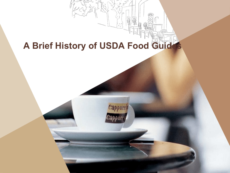 History Of Food Guides history-of-food-guides