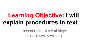 RI 3_3 Explain Procedures in Text