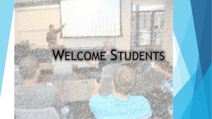 First Day of Class Clicker Presentation