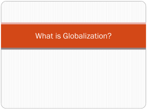 What is Globalization?