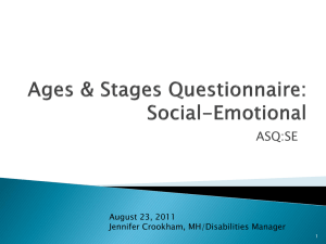 ASQ:SE Scoring