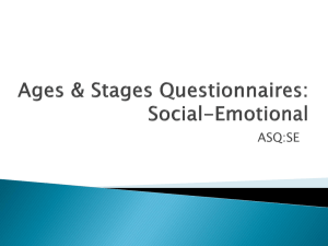 Ages & Stages Questionnaires: Social