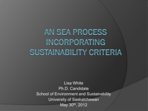 Sustainable Energy Futures: Toward an Integrated Strategic