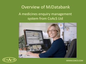 MiDatabank presentation