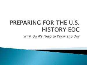 preparing for the u.s. history eoc - polk-fl