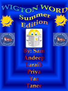 Wigton Word Summer 2014 (interactive Powerpoint presentation)