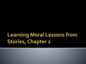 Moral Lessons from Stories: A Philosophy Presentation