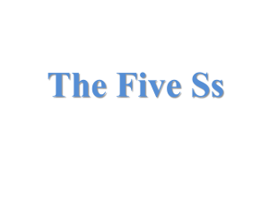 5S Methodology: Implementation, Benefits, and Overcoming Resistance