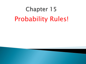 Probability Rules