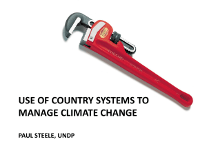 Introduction to CCF and Use of Country Systems PS