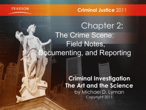 Introduction to Criminal Justice After this lecture you should be able