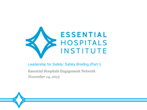 Slide Deck - America`s Essential Hospitals