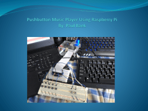 Raspberry Pi Music Player with Push Button Control