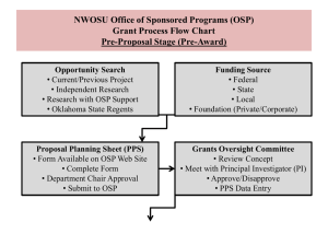 NWOSU Grant Process Flow Chart | OSP Guide