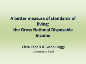 the Gross National Disposable Income