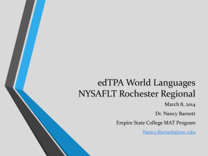 edTPA presentation